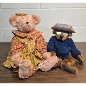Ganz Cottage Collectibles Plush Bears - Vintage Style